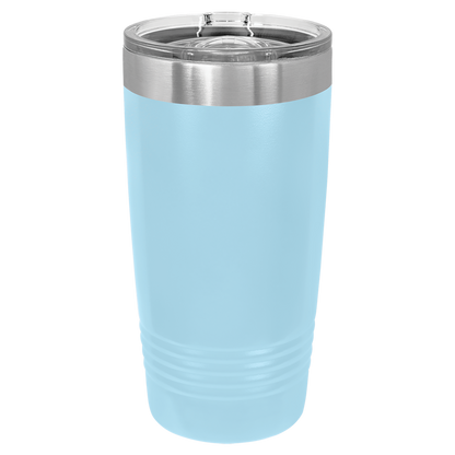 Pierce Bear Insulated 20 oz Stainless Steel Ringneck Tumbler with Logo