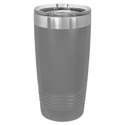 Pierce Bear Insulated 20 oz Stainless Steel Ringneck Tumbler with Logo