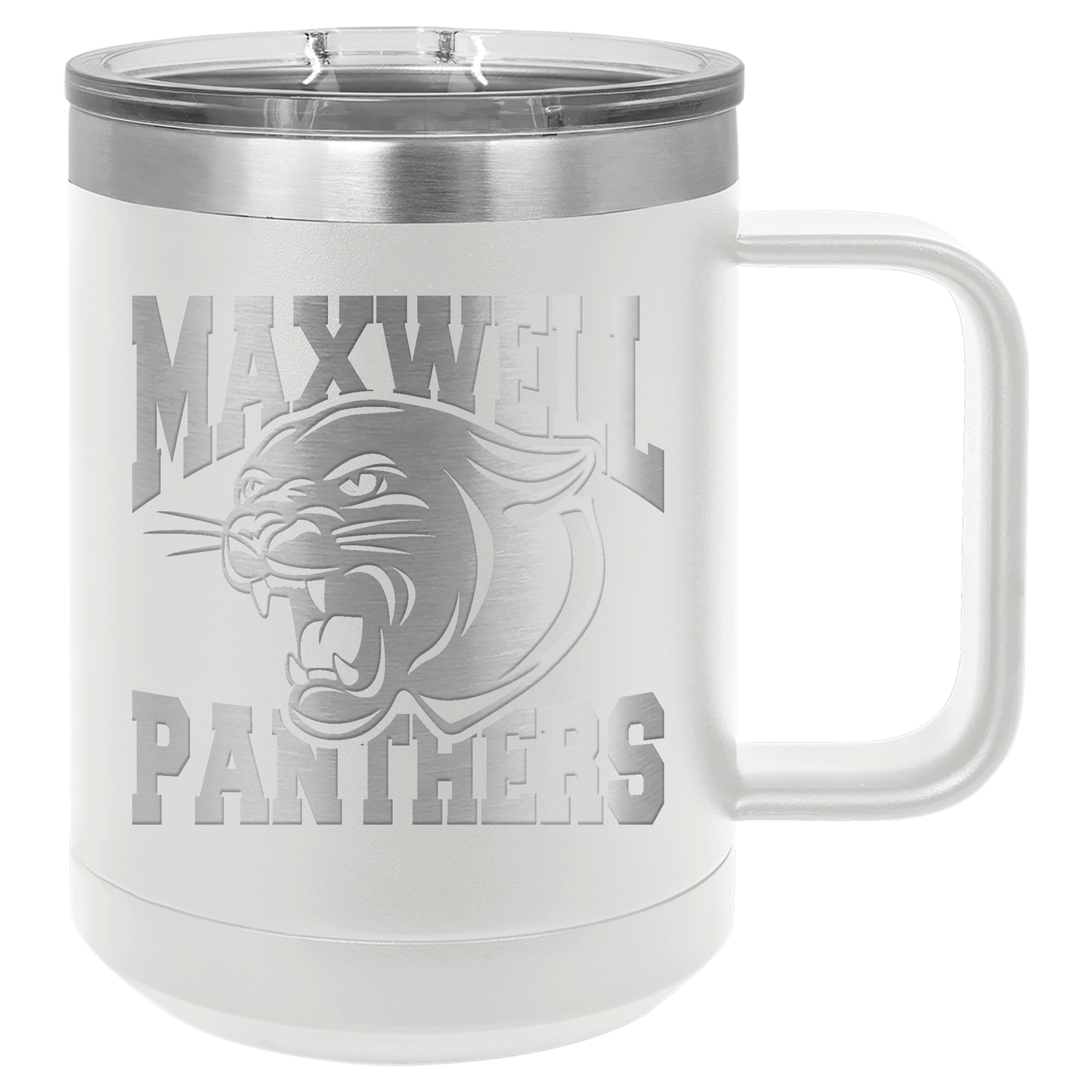 Maxwell Panthers 15 oz. Travel Mug