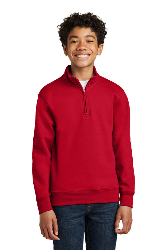 Our Lady of Lourdes Fleece 1/4-Zip Pullover Sweatshirt (PC78YQ)