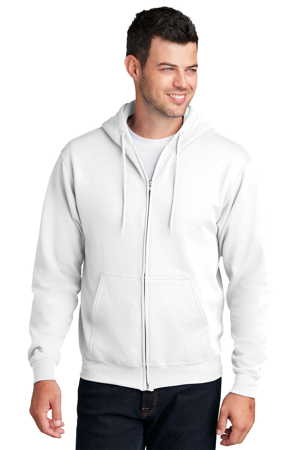 Port & Company® Core Fleece Full-Zip Hooded Sweatshirt (PC78ZH)