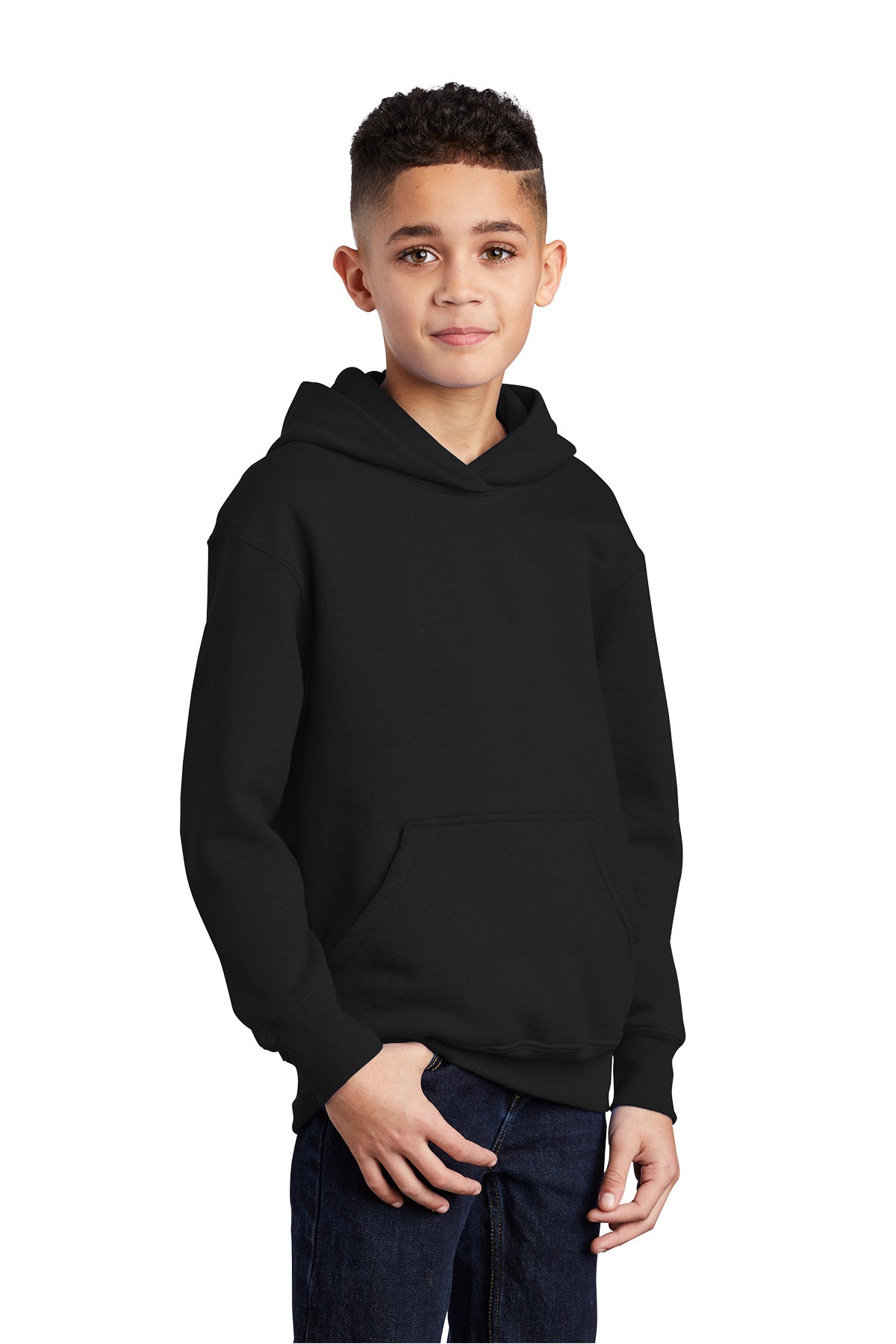 Port & Company® Youth Core Fleece Pullover Hooded Sweatshirt (PC90YH)