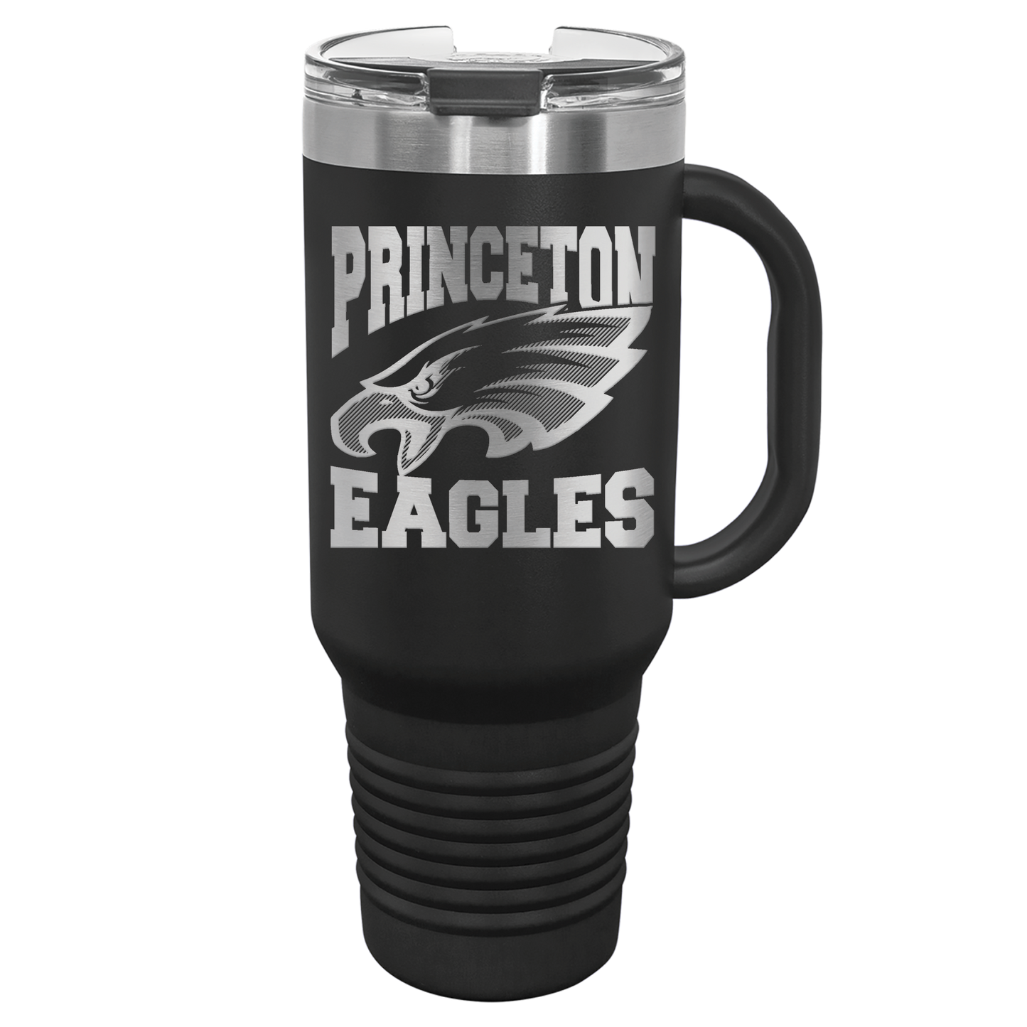 Princeton Eagles 40 oz. Travel Mug with Handle