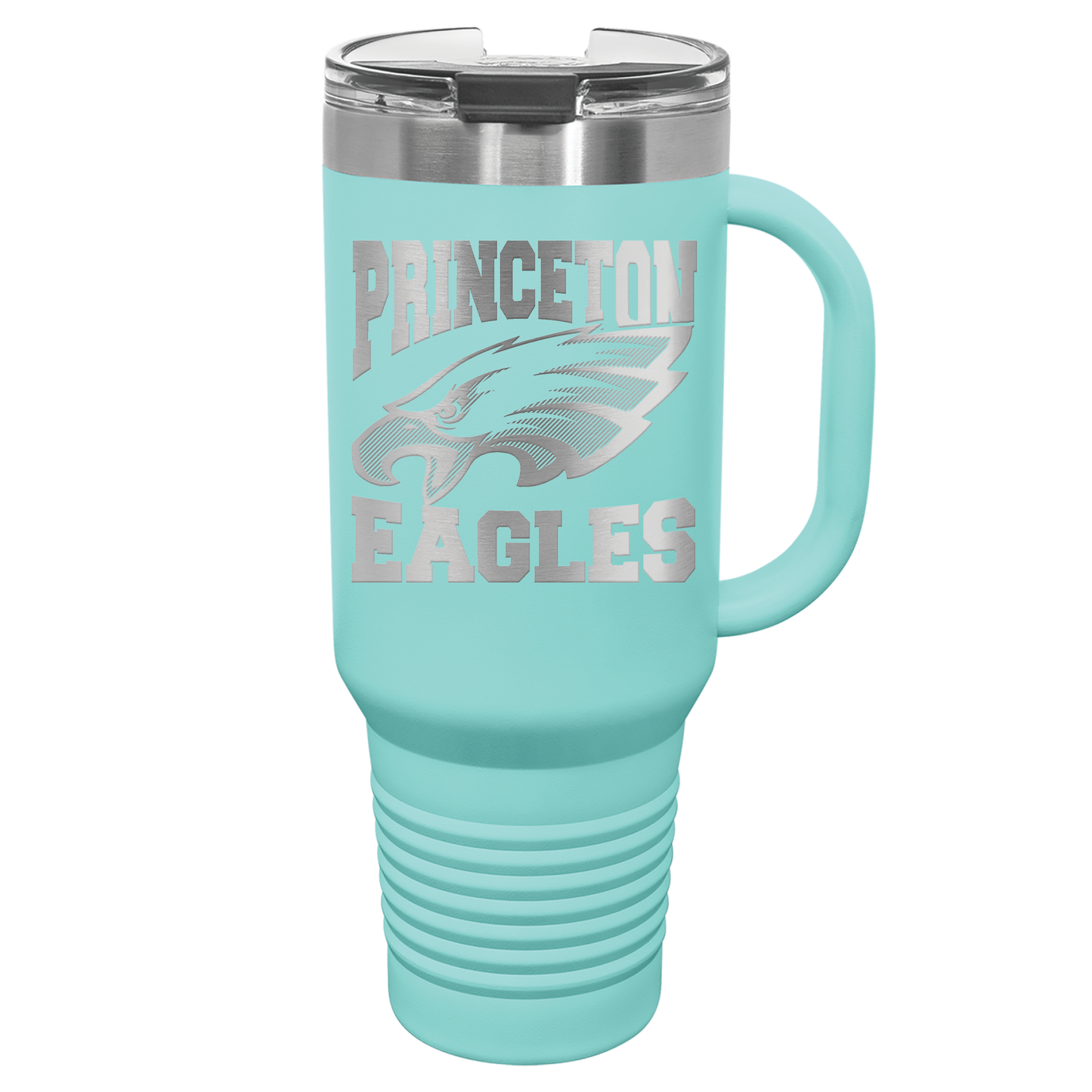 Princeton Eagles 40 oz. Travel Mug with Handle