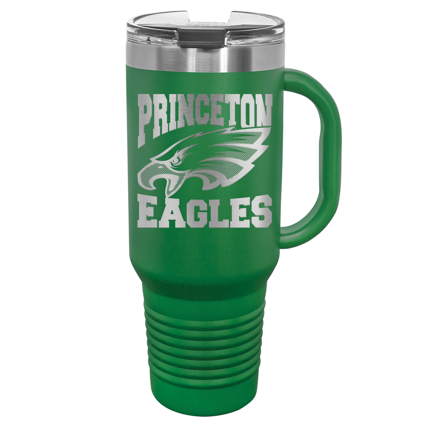 Princeton Eagles 40 oz. Travel Mug with Handle