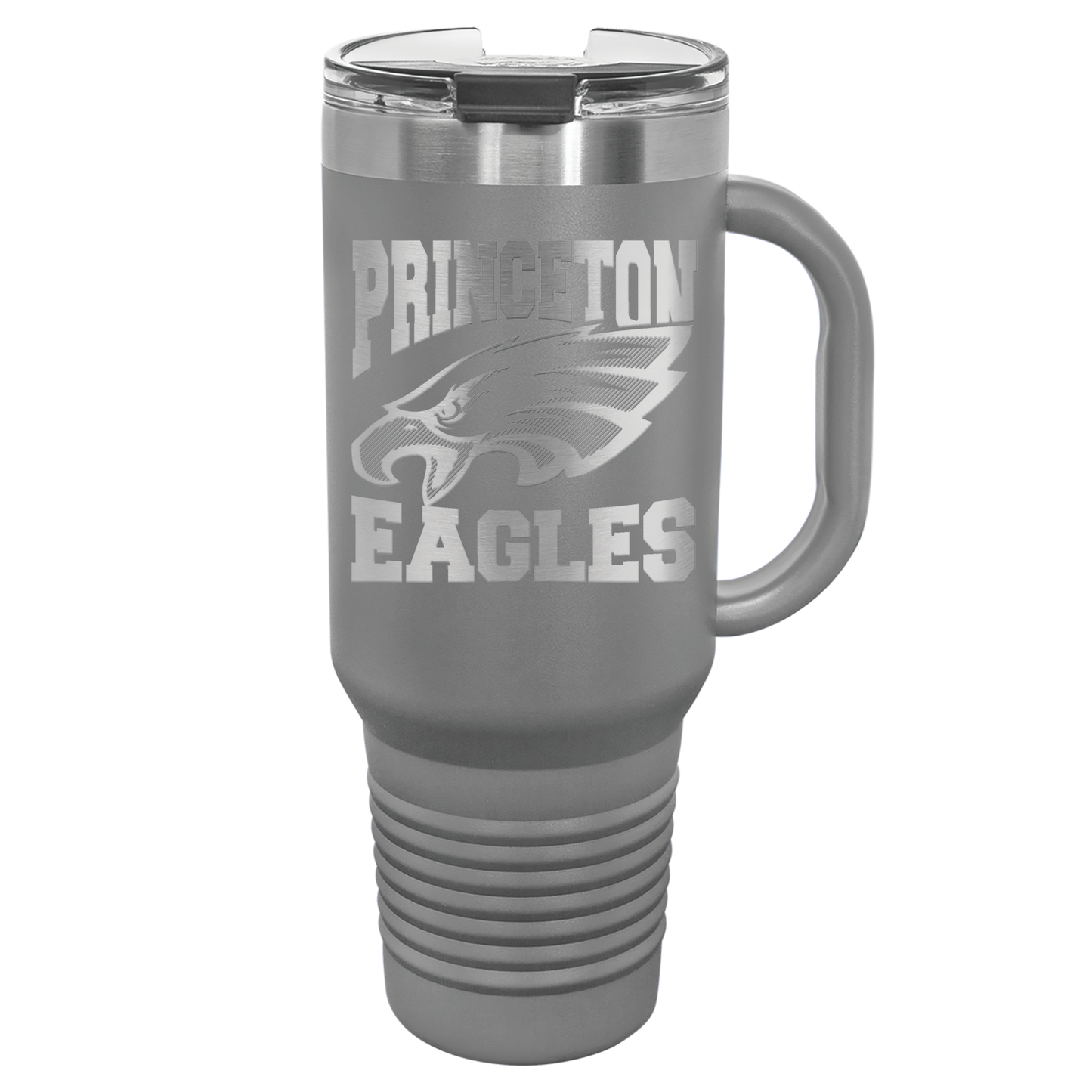 Princeton Eagles 40 oz. Travel Mug with Handle