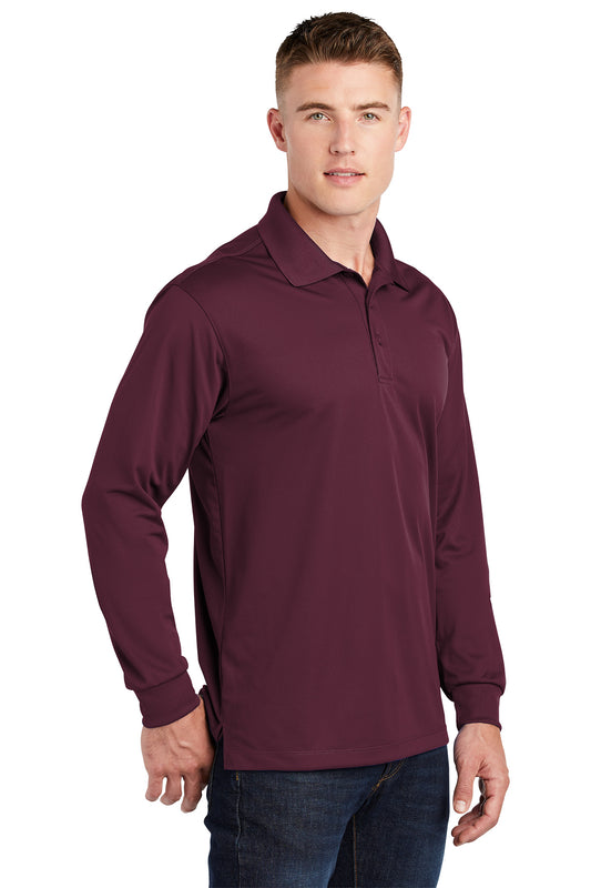 Sport-Tek® Long Sleeve Micropique Sport-Wick® Polo (ST657)