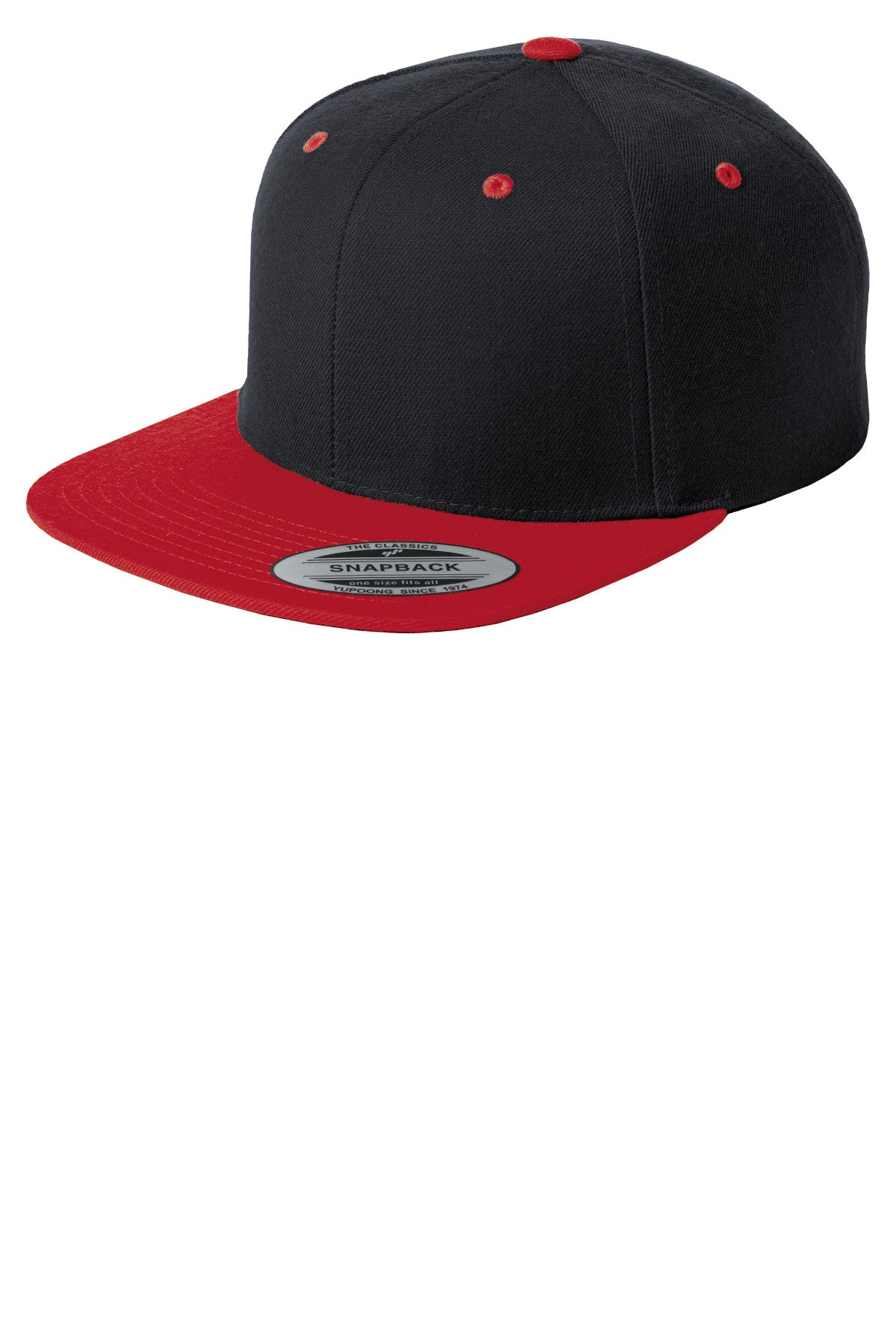 Sport-Tek® YP Classics® Flat Bill Snapback Cap (STC19)