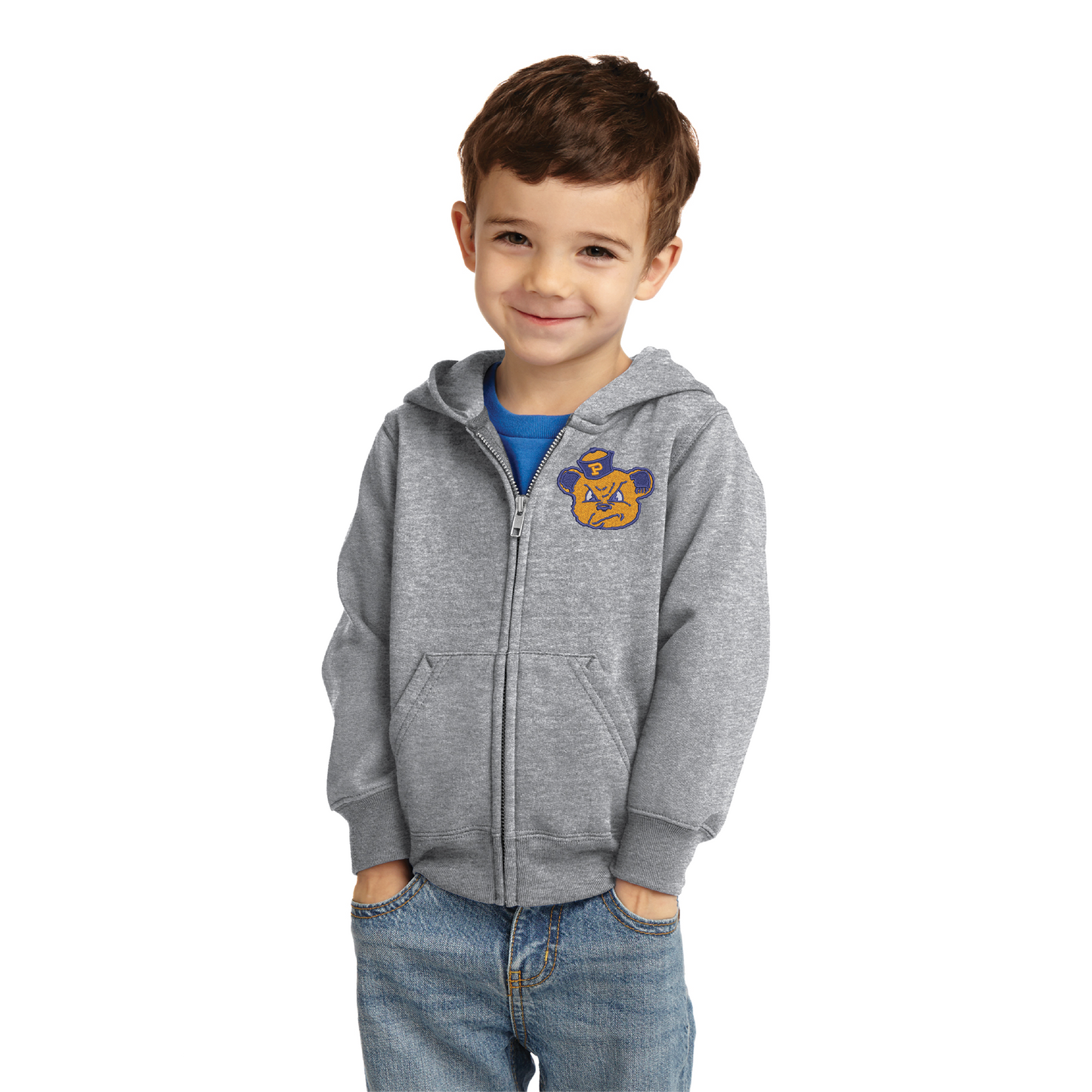 Little Bear Toddler Core Fleece Full-Zip Hooded Sweatshirt (CAR78TZH)