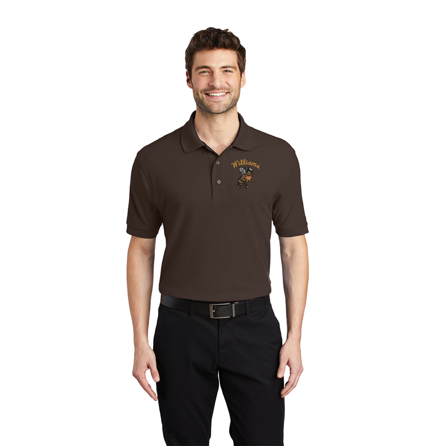 Williams (Script) Yellowjacket Silk Touch™ Polo. (K500)