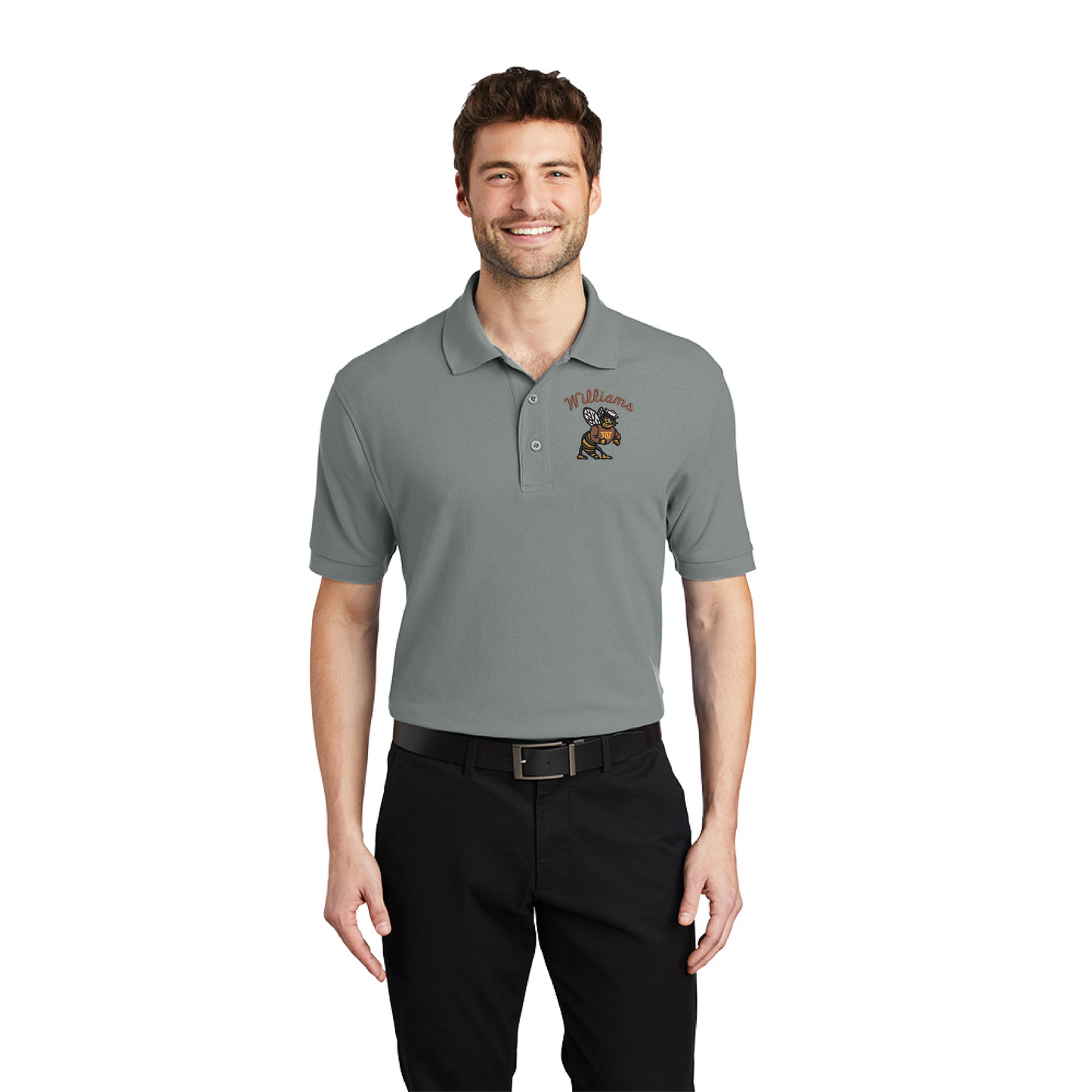 Williams (Script) Yellowjacket Silk Touch™ Polo. (K500)