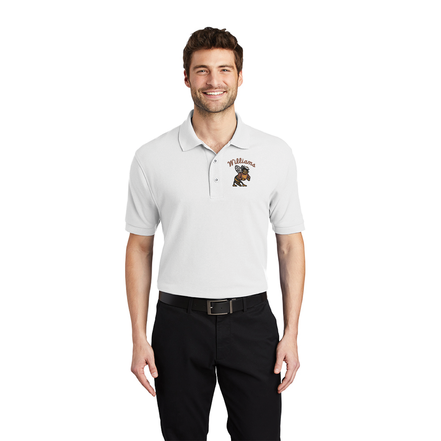 Williams (Script) Yellowjacket Silk Touch™ Polo. (K500)