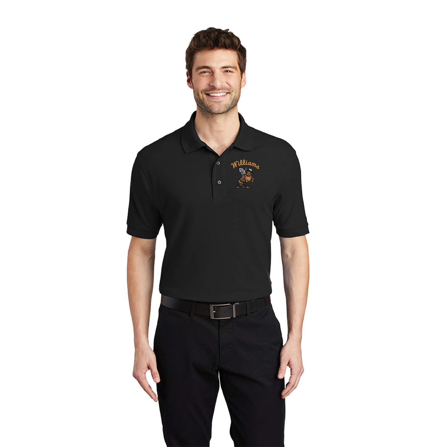 Williams (Script) Yellowjacket Silk Touch™ Polo. (K500)