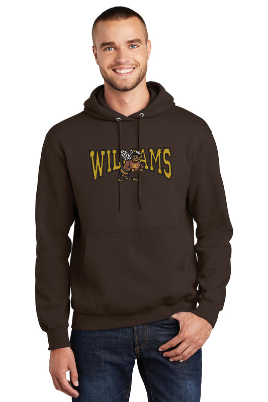 Williams YellowJacket Mascot Hooded Sweatshirt