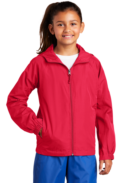 Sport-Tek® Youth Hooded Raglan Jacket (YST73)