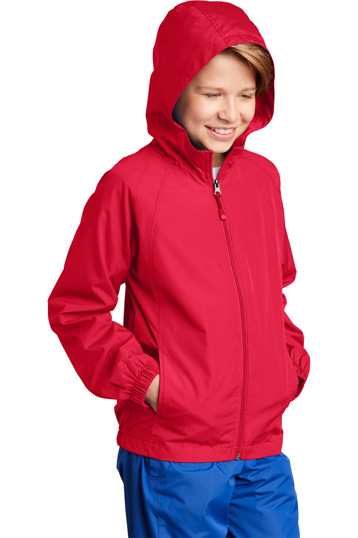 Sport-Tek® Youth Hooded Raglan Jacket (YST73)