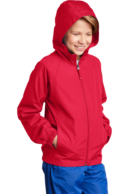 Sport-Tek® Youth Hooded Raglan Jacket (YST73)