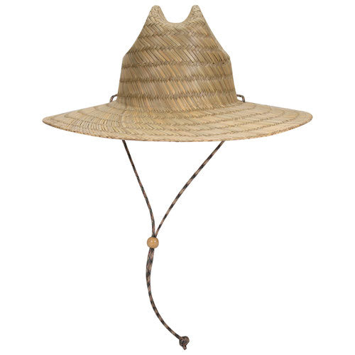 OTTO CAP Straw Lifeguard Hat w/Adjustable Cord (170-1325)