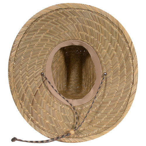 OTTO CAP Straw Lifeguard Hat w/Adjustable Cord (170-1325)