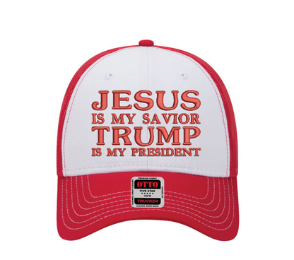 Trump and Jesus Hat